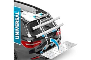 UPROTECT Lámina de protección de Pintura para el portabicicletas Trasero Trasero - Juego de Almohadillas de protección - Transparente autoadhesiva para Todos los Coches