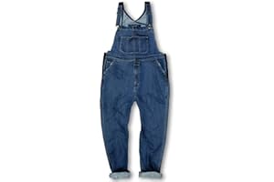 JP 1880 Salopette da Lavoro in Denim con vestibilità Morbida, Tante Tasche e Inserti Elastici 782707