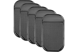 cobee Antypoślizgowe maty na deskę rozdzielczą samochodu, samoprzylepne, zmywalne, żel silikonowy, mata wewnętrzna do przechowywania telefonu komórkowego, kluczy, okularów przeciwsłonecznych, GPS,