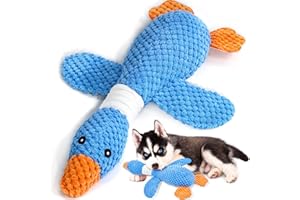 Hshenjhu Giochi per Cani con Squeak, Giocattoli per Cuccioli da Masticare, Peluche Indistruttibile per Masticatori Aggressivi di Razze Piccole, Medie e Grandi