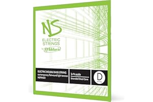 D'Addario NS Electric 3/4 Scale Medium Tension Single D String for Contemporary Bass