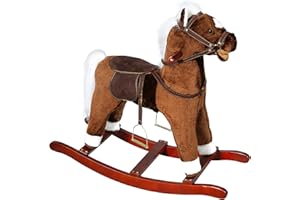 KNORRTOYS.COM Knorrtoys 40500 knoortoys Rocking Horse Brauny, Multi Color