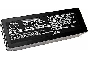 vhbw Batería Compatible con Palfinger Scanreco BS590, 590, 592, 790, 960 Mando a Distancia Industrial (3000 mAh, 7,2 V, NiMH) - Negro