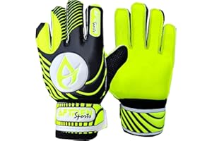 AFTREN Fußball Torwarthandschuhe für Jungen Kinder Kinder Erwachsene Fußball Torwarthandschuhe Schutz Super Grip Palms für Junior Üben