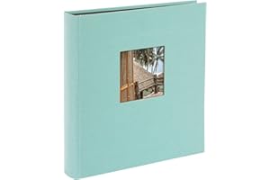 goldbuch 27907 Bella Vista - Álbum de fotos (30 x 31 cm, 60 páginas negras con separadores de pergamino), color azul