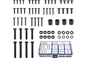 Digank TV Bracket Screw, 68pcs Mounting Screws, M4 M5 M6 M8 For Most TV Stand, TV Mount & TV Bracket Bolts, Universal Vesa Screws