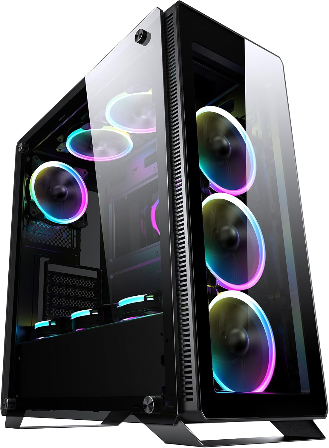 Sahara Gaming P35 C500B ATX Black Tempered Glasses gaming case