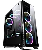 SaharaGaming C500B ATX Black Tempered Glasses gaming case