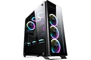 SAHARAGAMING Sahara Gaming P35 C500B ATX Black Tempered Glasses gaming case