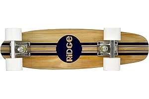 RIDGE SKATEBOARDS Ridge Maple Mini Retro Cruiser Skateboard Complet Mixte