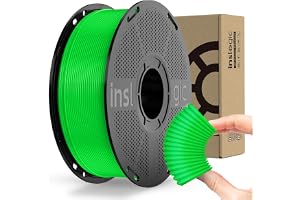 Inslogic TPU Filament 1.75mm, 3D Printer Filament Flexible 95A TPU Soft Filament 1.75mm +/- 0.02mm, Durable and Abrasion Resistant, 1kg Spool