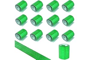 MEBOEM 5760pcs Real Glass Silver Mirrors Mosaic Tiles Sticker for Craft Mini Square Glass Tiles Self Adhesive,5mm by 5mm (Green)