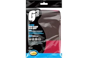 G3 Pro Deep Clean Clay Mitt (7191) – Removes Tar, Tree Sap & Overspray for a Smooth Paint Finish – Faster, Reusable Alternative to Clay Bars, Lasts Up to 5x Longer Than Traditional Clay Bars