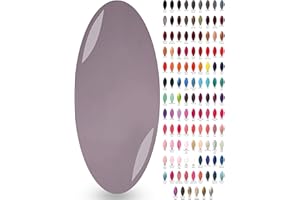 NYK1 - Vernis à ongles gel UV LED - Rouge, rose, orange, noir, marron, transparent - Paillettes