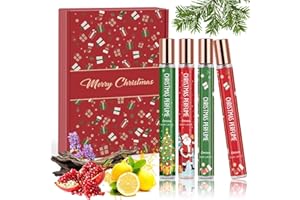 KERCAMKEL Weihnachten Parfüm Geschenk für Frauen - Kleine Weihnachtsgeschenke - 4*35 ml parfüm damen - mit süßem Blumen- und Fougue, reisefreundlich, Geschenke für Sie, Geschenke für ihn, Geschenke Weihnachts