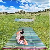 Alet&ccedil;antam B&uuml;y&uuml;k Boy Katlanır Hasır 270Cmx180Cm Piknik Bah&ccedil;e Kamp Plaj Balkon Teras Mat Savan Kilim Halı Sergi, 0173210110110