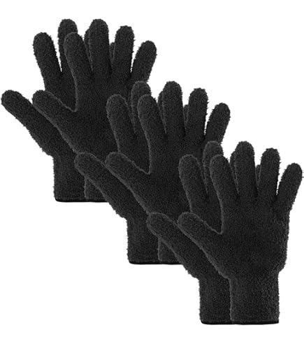 Guanti In Microfibra Per Pulizia Auto E Casa - Riutilizzabili, Assorbenti, Colore Viola