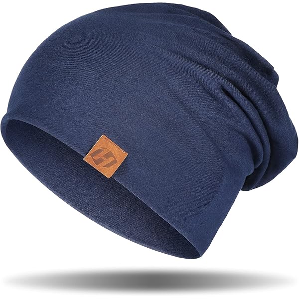 Shenky Beanie Vintage Look - Lang Geschnitten Unisex Mütze Für Sommer & Winter