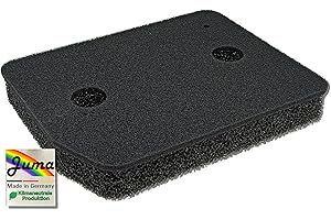 JUMA FILTERTECHNIK JUMA-Filter für Miele Schwammfilter 9164761 Fein/Grob 207 x 157 x 30mm Wärmepumpentrockner Filter Trockner Kondenstrockner Filterschaum Schaumstoff Sockelfilter Sponge Filtermatte Fusselfilter