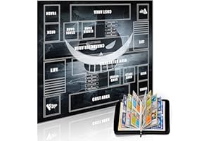 Extalas One Piece Card Game Official Play Mat (Smell) - 24x24 inches - 400+ Card Binder - Waterproof Non-Slip - 1 Piece