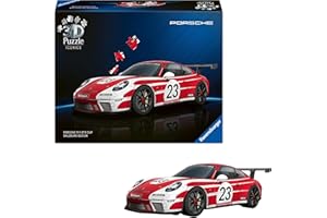 Ravensburger - Puzzle 3D Adultos Porsche 911 "Salzburg Edition | Puzzles 3D para Adultos | Maquetas para Montar De 108 Piezas | Regalo Adulto | Regalo Navidad