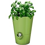 Vaso Per Erbe Aromatiche Con Auto-Irrigazione Emsa - Design Moderno, Colore Seppia E Rosa