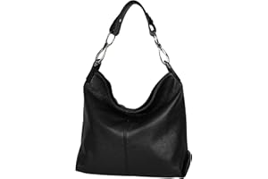 AMBRA MODA AmbraModa GL033 - Damen echt Ledertasche Handtasche Schultertasche Henkeltasche Beutel