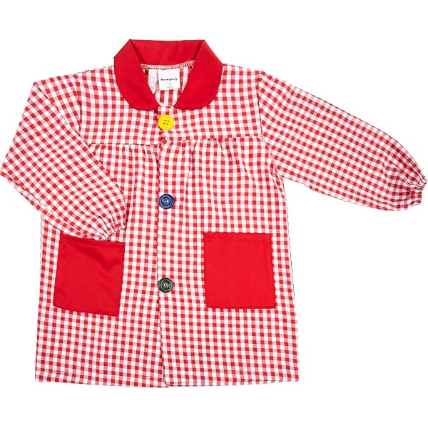 Babi scuola quadri. Vestaglia scolastica e artigianato. Bambini