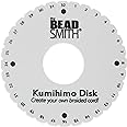 The Beadsmith Round Kumihimo Disk, 6 inch Diameter, 3/8” Thick Dense Foam, Jewelry Tools for Braiding, 1 disks