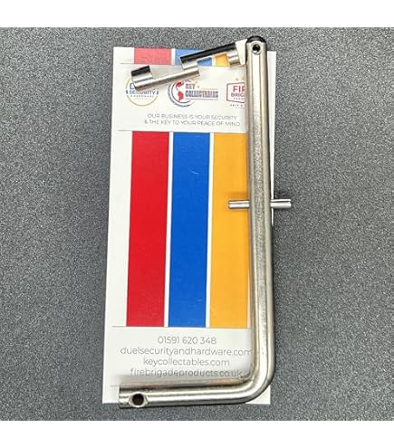 FIRE BRIGADE KEY Set 6 & Type 1 Drop Key - Made In The UK & Tested