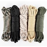 Romon Paracord 550 30 Metres, Paracord 4 mm, Cordino 7 Strands, Outdoor Awning Rope, Camping Rope, SOGA Clothesline