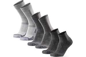 DANISH ENDURANCE Set di Calzini da Trekking in Lana Merino, Corti, Medi e Lunghi, Traspiranti, per Uomo e Donna