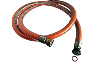 SOMATHERM FOR YOU Somatherm B607 – 20 Flexible inoxidable butano/propano 2,00 m (duración ilimitada), gris