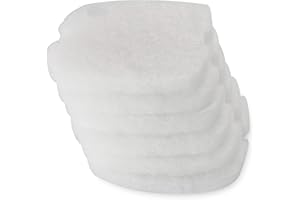 LTWHOME Sin Marca Estera de seda floja de reemplazo compatible para Tetratec External Filters EX1200 (6 piezas)