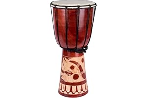 CIFFRE 20cm djembé serpent djembé tambour bongo tambour tambour à main tambour de brousse percussion enfants commerce équitable