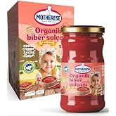 Motherese Organik Tatlı Biber Sal&ccedil;ası 610gr - Motherese Organik Bebek Tatlı Biber Sal&ccedil;ası 610gr