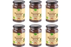 Rigoni di Asiago Nocciolata - Milchfrei, 6x 650g, Haselnusscreme ohne Palmöl, Nuss Nougat Creme ohne Palmöl, Leckerer Brotaufstrich