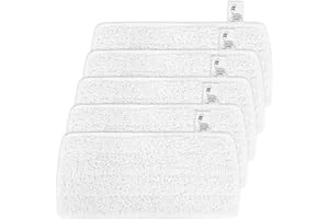 ‎KEEPOW KEEPOW 5 Stück Ersatzbezug für Vileda Dampfreiniger XXL, Ersatzbezüge für Vileda Steam PLUS XXL Dampfreiniger, waschbar in weiß