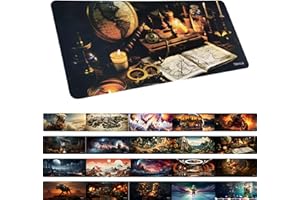 TRAVLN 70x30 cm Desk Mat| Premium Desk Pad Large | 3mm Thick Large Mouse Mat Mouse Pad | Desk Pad Protector for Office and Home | Laptop Desk Writing Pad Blotter Pad (Captain's Cartography)