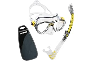 Cressi Big Eyes Evo & Alpha Dry Kit de plongée avec Tuba Professionnel pour Adulte Fabriqué en Italie Depuis 1946