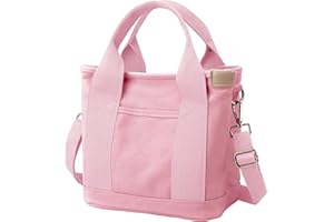 Halemet Kleine Tragetasche mit Reißverschluss für Damen, Canvas, Umhängetasche, Umhängetasche, Hobo-Tasche, Kuriertasche 2023