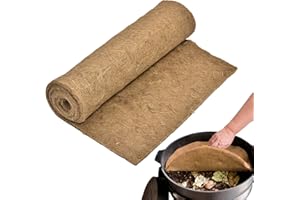 JILDOUF Worm Blanket Fits Compost Bin Worm Composter, Sub pod, Keep Dark Moist and Warm, Multi-purpose Worm blankets, Jute Fiber Mat, All-Natural Biodegradables, Provides Great Environment