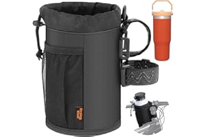 Desing Wish Portabidon Bicicleta Sin Tornillos Porta Bidones para Bici MTB Portabotellas Bicicleta Soporte Botella Bicicleta con Bolsillo de Malla para Accesorios Bicicleta Montaña Patinete