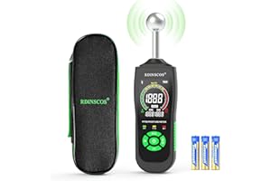 Feuchtigkeitsmessgerät Wand RDINSCOS Feuchtemessgerät Mauerwerk Feuchtigkeitsmesser Wand für Wände Holz cm Messgerät Estrich Beton Gips Baustoffen Kellerwände (Kugelform)