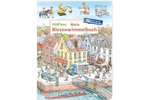 CARLSEN Hör mal (Soundbuch): Mein Riesenwimmelbuch: Über 30 Sachen suchen und Geräusche raten - In der Stadt, auf dem Bauernhof, auf der Baustelle, Hafen und ... Guck- und Hörvergnügen für Kinder ab 2 Jahren