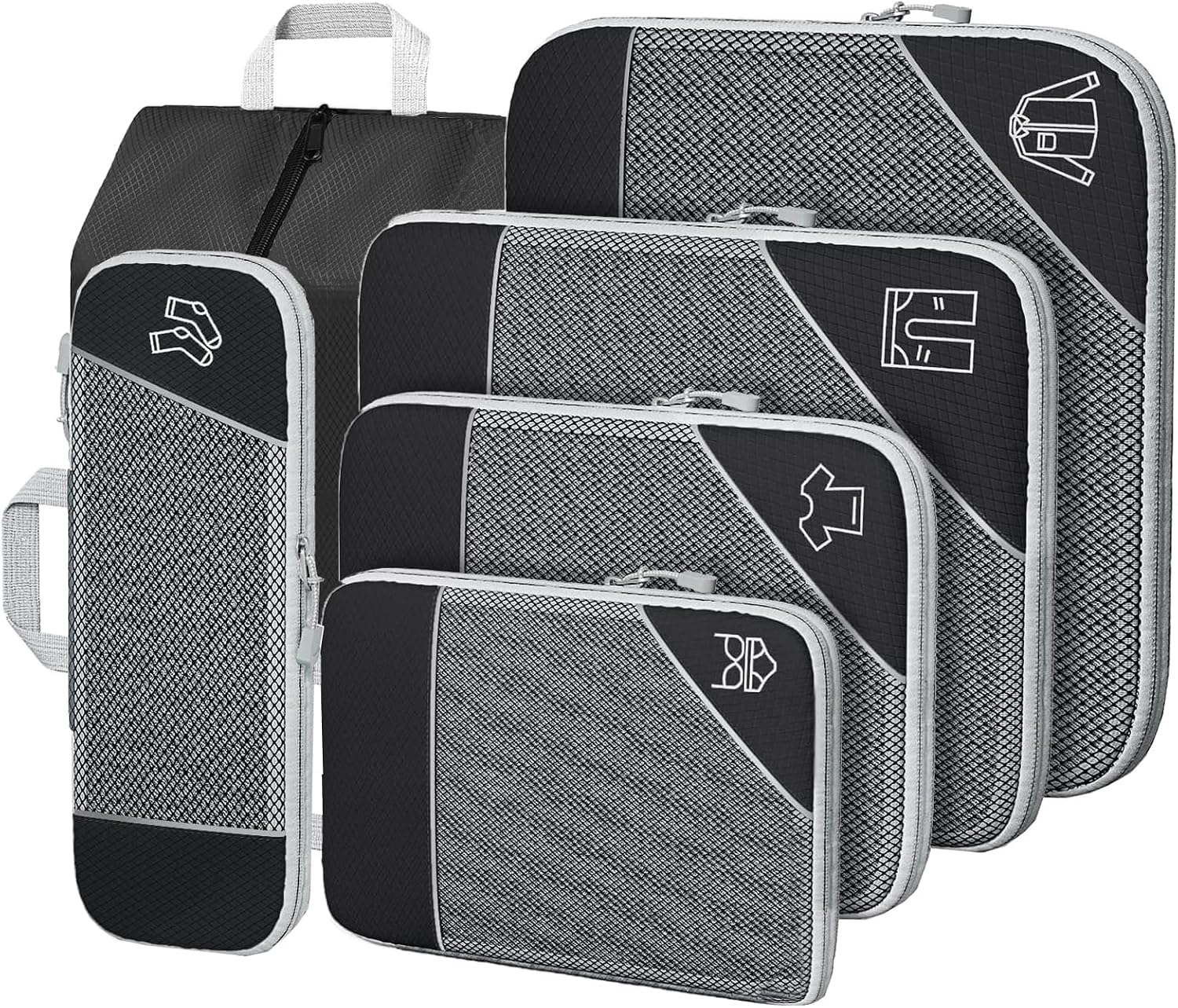 Avis d'Expert & Test Approfondi : 6-delige compressiepackingcubes zwarte uitsch (Sélection)