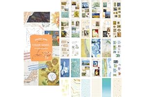 Lychii Cinta Adhesiva Decorativa colección Maletín de Maquillaje Bullet para DIY Manualidades, Revistas, planificadores, Tarjetas, scrapbook (Art)