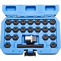 Kit 10 Pièces Extracteur Écrous Antivol De Roue – Outil Pro En Acier Chromé-Molybdène Pour BMW Série 1/3/5/7/X