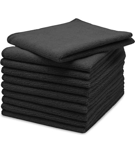 Betriebsausstattung24 10 Panni In Microfibra Grigi 40x40 Cm - Universali, Senza Pelucchi, Lavabili A 90°C