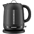Kenwood Dawn Electric Kettle, 360° Swivel Base, Water Level Indicator, Cord Storage, Boil-Dry Protection, Removeable Filter, Capacity 1.7L, ZJP09.000BK, 3000W, Midnight Black